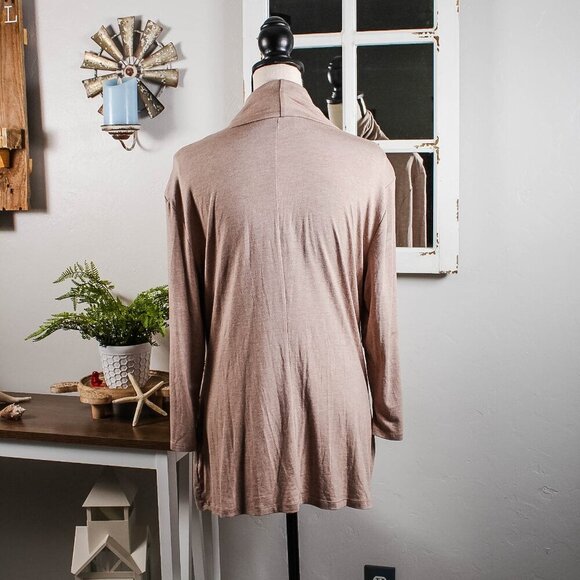 NY&CO 7th Ave Design Studio Draped Cowl Neck Tunic Top NWT XL - Picture 2 of 10